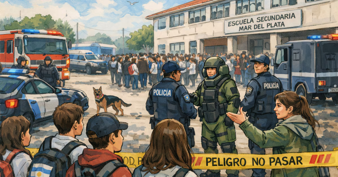 La familia de un alumno tendrá que pagar una multa de $3 millones por una falsa amenaza de bomba