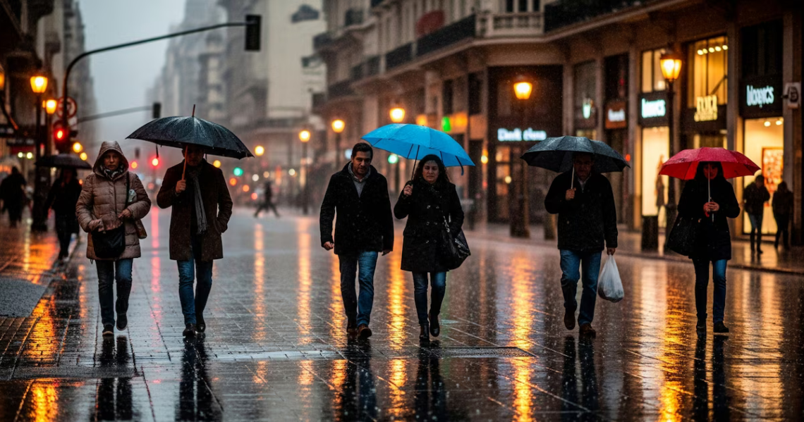 Vuelven las lluvias y llega el frío: cómo va a estar el tiempo los próximo días en el AMBA