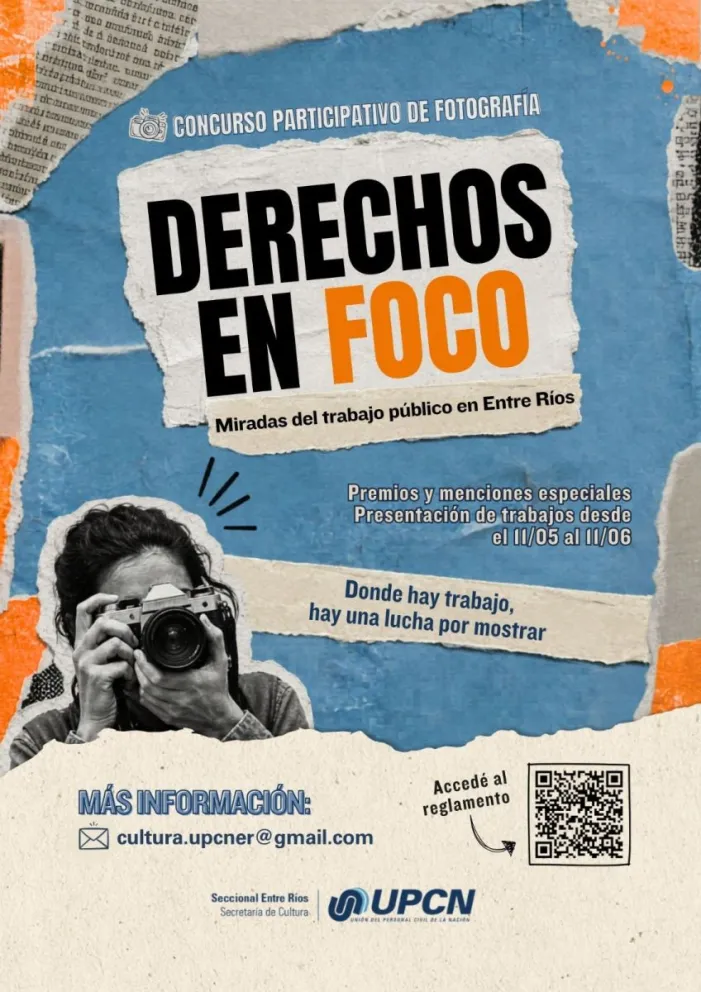“Derechos en foco”: Convocan a estatales entrerrianos a reflejar su tarea cotidiana a través de la fotografía