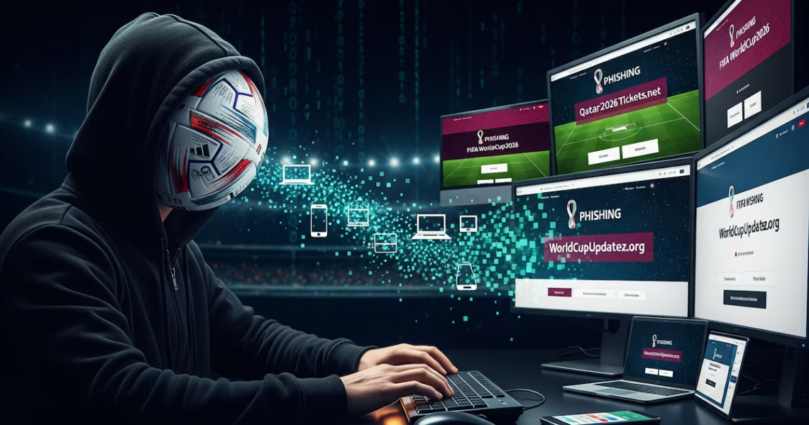 El Mundial disparó los ciberataques en los países anfitriones: qué delitos crecen y cómo evitar caer en una estafaUn informe advierte sobre tiendas falsas, plataformas de apuestas fraudulentas y miles de dominios de phishing que aumentan a medida que se acerca el inicio del torneo y ya quintuplican los registros de Qatar 2022