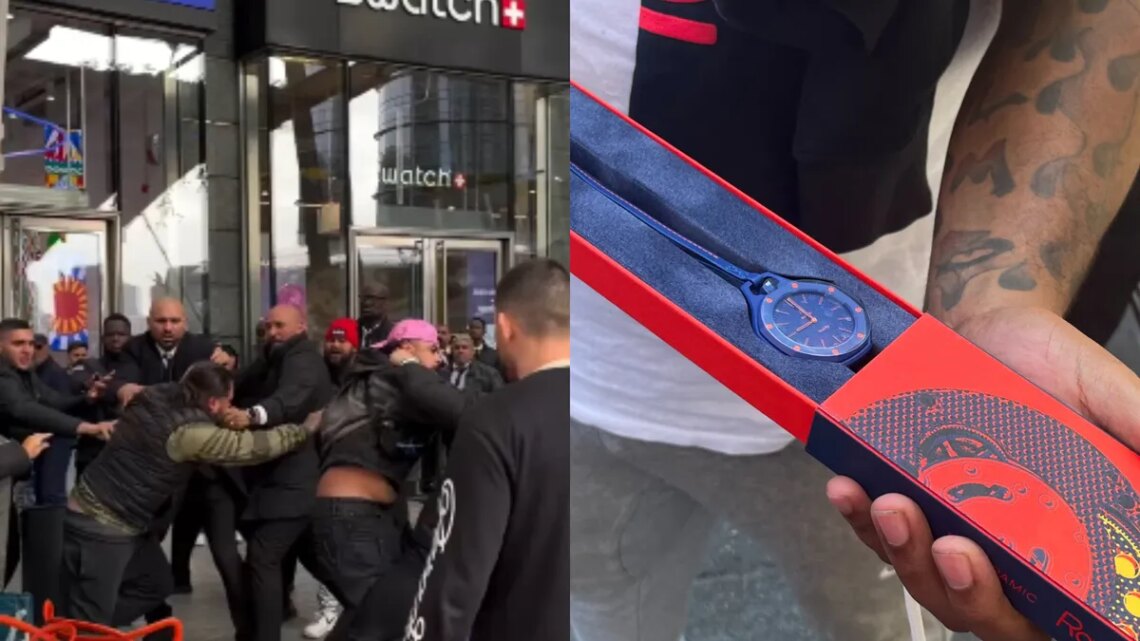 Fiebre por el lanzamiento de un reloj: disturbios, corridas, y cierres de tiendas en Europa y EEUU