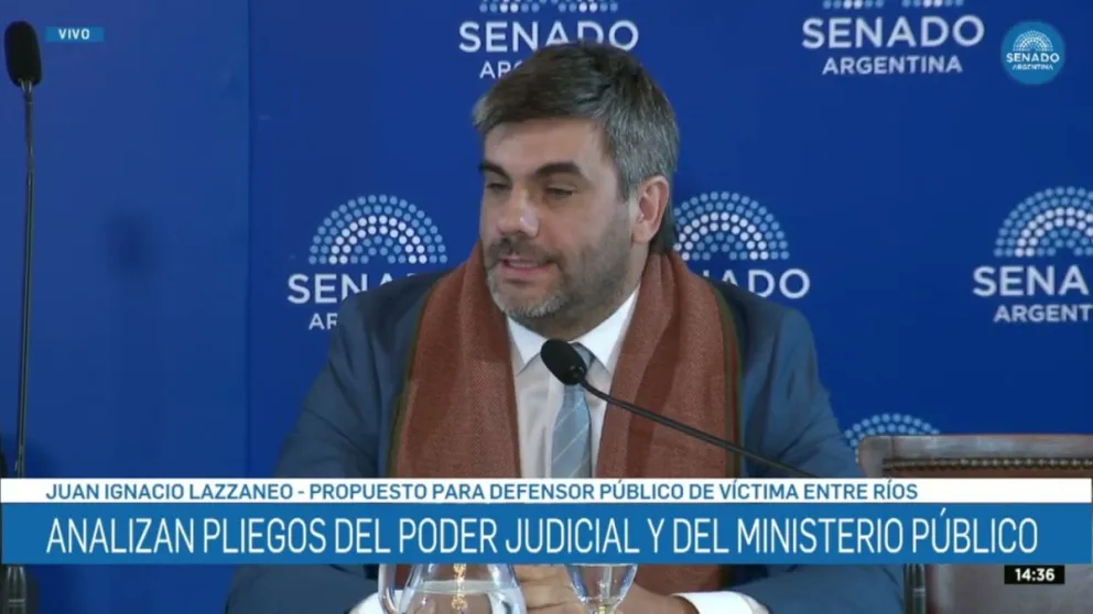 El Senado aprobó el pliego de Juez de Concordia como defensor público de las víctimas