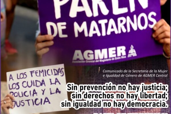 Agmer reclamó justicia por Dulce y  Agustina y convocó a marchar el 3 de junio